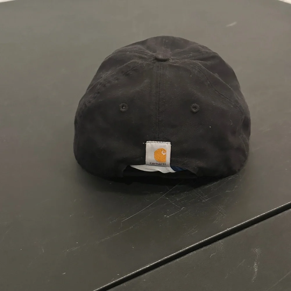 Carhartt Black Canvas Cap FastDry Comfort Block Letters - Picture 3 of 5
